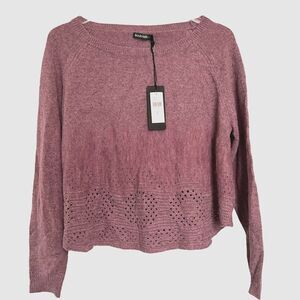 NWT By Anthropologie Troubadour Cashmere Wool Pullover Sweater L